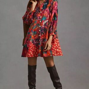 FARM Rio Mini Shirt Dress | Farm For Anthropologie Dress